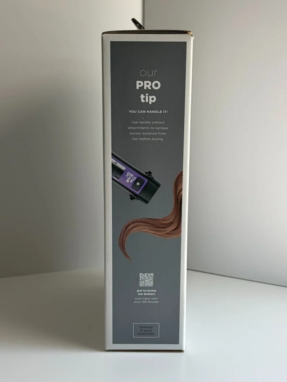NIB Infiniti Pro by Conair The Knot Dr Oval Hot Air Dryer Brush Purple 1000W